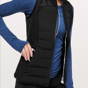 Hardly worn Lululemon Down For it All Vest!